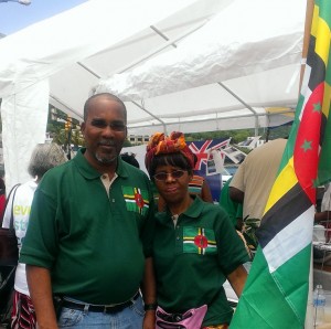 Members of the Dominica contingent at the event