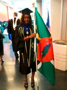 PHOTO OF THE DAY: The graduate and the flag