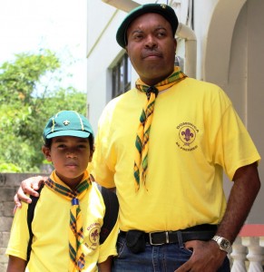 Dominica's representatives at the 13th Caribbean Cuboree