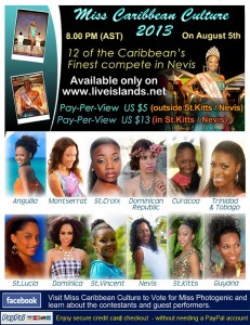 Miss Caribbean Culture Pageant participants