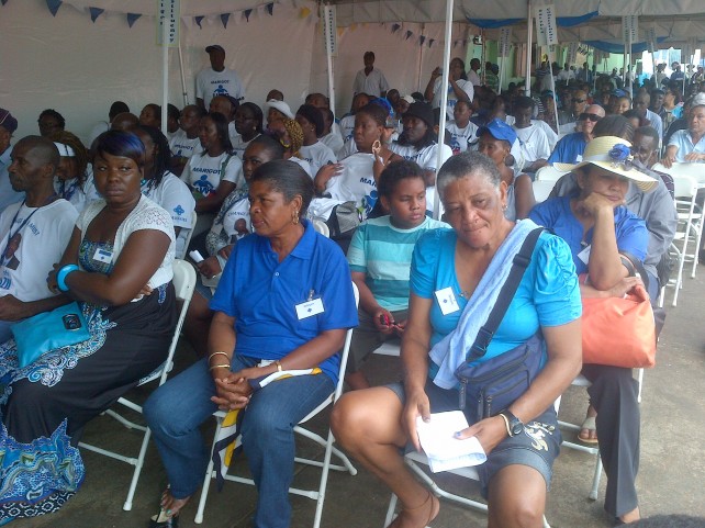 Section of crowd at UWP delegates conference
