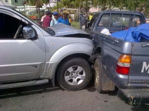 An accident in Fond Cole recently