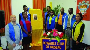 Members of the Kiwanis Club of Roseau