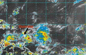 Tropical wave conditions affecting Dominica