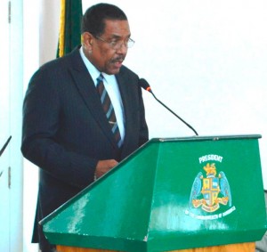 Inaugural speech of President Charles Savarin