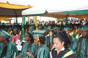 Some of the graduating students