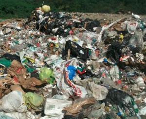 Waste at the Fond Cole Sanitary Landfill