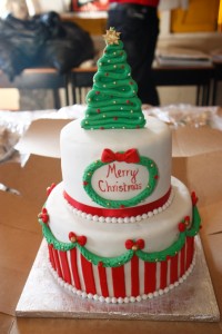 Christmas Party Cake From Jodie's Sweet Art