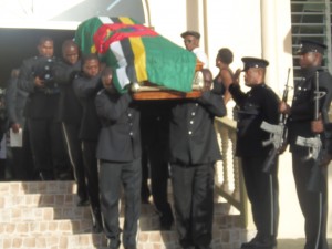 IN PICTURES: Former president Vernon Shaw laid to rest
