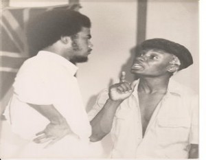 Gairy Didier and Benjie Shillingford in 1976 production of the play