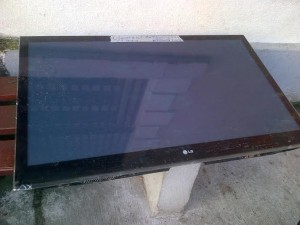 The TV stolen by Anthony