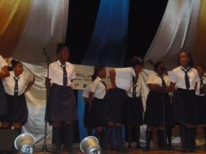 Students performing at the festival