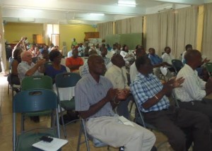 Section of those  who attended the forum