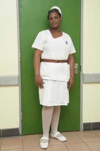 Etheldra James is the first  interim president of the Association of Dominica Midwives