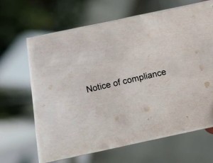 notice of compliance