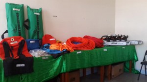 Some of the equipment received 