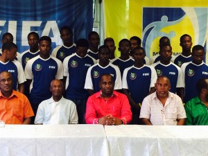 PM Skerrit urged U-20 footballers to develop sense of pride