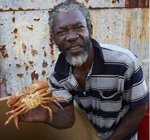 Crab vendor