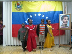 Participants of the Venezuelan Embassy's children's summer camp