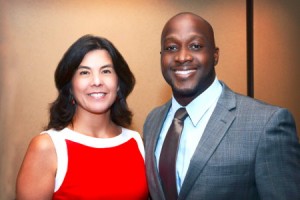 Ambrose with state's attorney Anita Alvarez after his appointment
