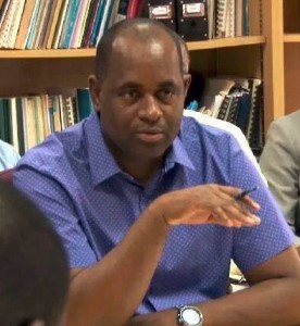Skerrit meeting with emergency personnel on Friday morning 