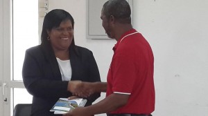 Poor writing skills of concern says Education official as NP donates exercise books