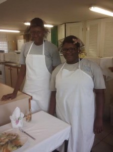 Students of CALLS' Hospitality Fish Cooking Class 