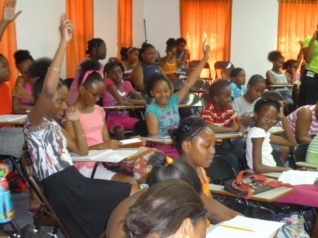Students participating in the workshop 