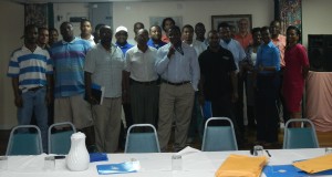 Participants at the Shell Lubricants training workshop 