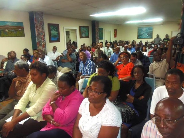 Some of those who attended the discussion