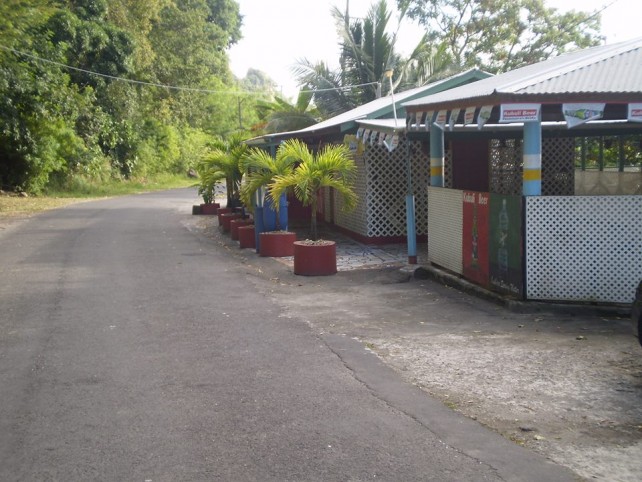 Melvina's Bar and Restaurant is one of Dominica's popular  weekend spots