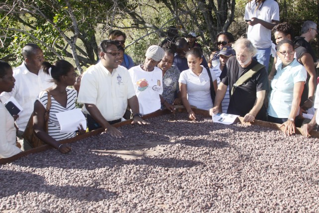 OECS / UWI conference field trip to review special CiBEXO methods