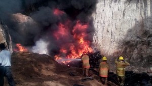 Landfill fire extinguished