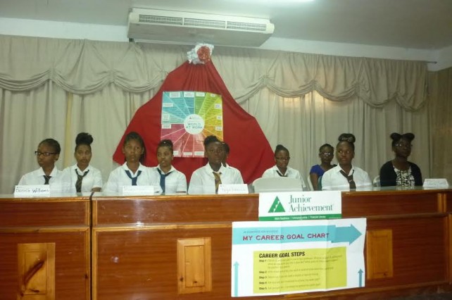Students participating in the event 