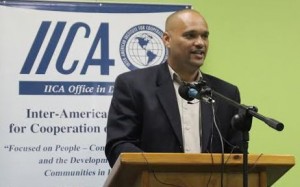 Kent Coipel is IICA's technical specialist in Dominica 
