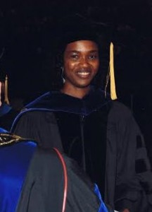 Dr. Lashley on the day of her graduation