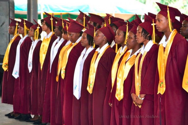 Some of the graduating students. Photo by 