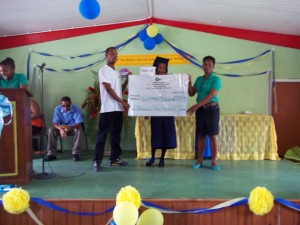 QB Vehicle Rentals donates 3rd scholarship to Jones Beaupierre Primary student