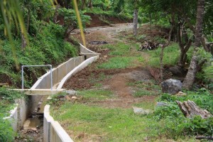 Storm drain construction begins in Bagatelle