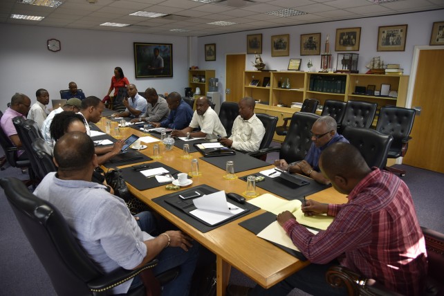 Members of parliament in meeting on Saturday. Photo: opm.gov.dm