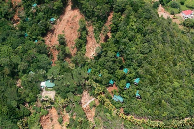 Jungle Bay was severely damaged during Erika 