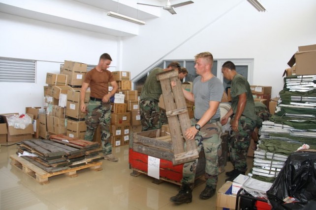 Some of the supplies received by Dominica 