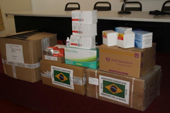 Some of the supplies received 