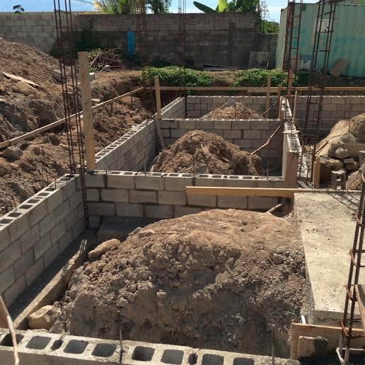 Ongoing work at site of the project