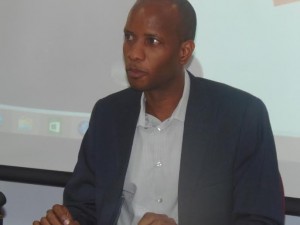 Darroux at the launching of the App on Monday