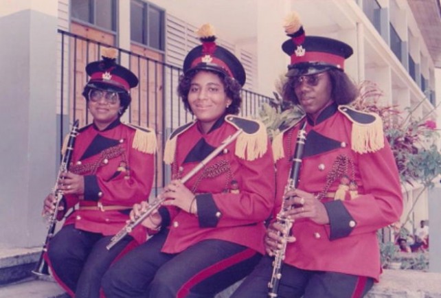 Current Band Leader Valena Letang with Ann Marie Clark and Jacqueline Andre.