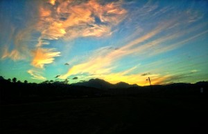 PHOTO OF THE DAY: Sunset over the mountains