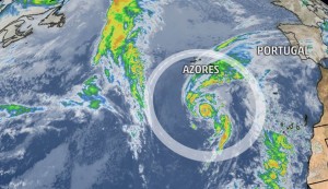 Rare hurricane forms in Atlantic; threatens Azores