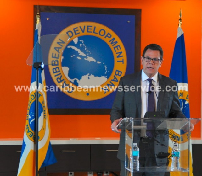 President of the Caribbean Development Bank (CDB), Dr. Warren Smith. Photo: CNS