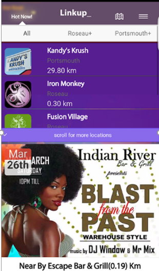 Screenshot of the app 